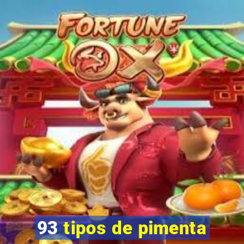 93 tipos de pimenta